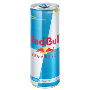 Вода "Red Bull" Sugafree, Energy Drink, in can, 250 мл