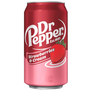 Напиток "Dr. Pepper" Strawberries & Cream, in can, 0.33 л