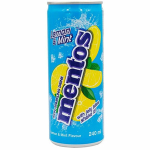 Вода "Mentos" Lemon & Mint, in can, 240 мл