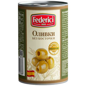 Оливки FEDERICI без косточки 300 г