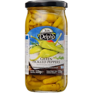 Перец "Delphi" Green Pickled Peppers, 320 г