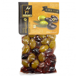 Оливки, каперсы, томаты "Astir" Assorted Olives Whole Traditional, 250 г