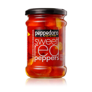 Перец красный Royal Mediterranean сладкий фаршированный сыром peppedoro 250 г