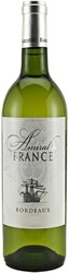 Вино "Amiral de France" Blanc, Bordeaux AOC, 2012