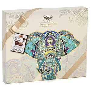 Шоколад Socado, "Mandala" Praline Assorted Elephant, 250 г