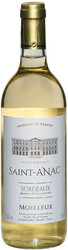 Вино "Saint-Anac" Moelleux. Bordeaux AOC