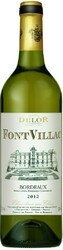 Вино Maison Delor. "FontVillac" Blanc Sec. Bordeaux AOC
