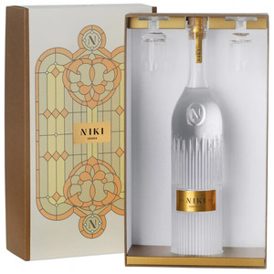 Водка "Niki" Pure, gift box with 2 glasses