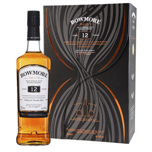 Виски "Bowmore" 12 Years Old, gift box with 2 glasses