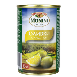 Оливки Monini с лимоном 300 г