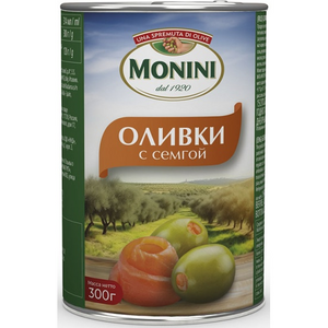 Оливки Monini с семгой 300 г