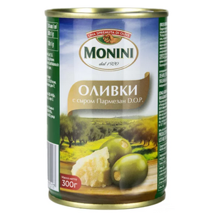 Оливки Monini с сыром Пармезан 300г