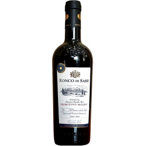 Вино "Ronco di Sassi" Primitivo-Malbec, Puglia IGT, 2021