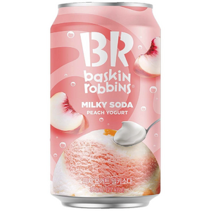 Напиток Baskin Robbins Peach Yogurt газированный, in can, 350 мл