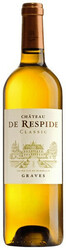 Вино "Chateau de Respide" Blanc. Graves AOC