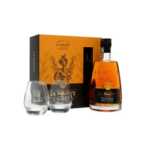 Ром La Mauny Vieux Agricole VO, gift box with 2 glasses, 0.7 л