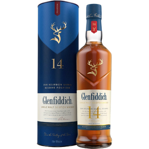 Виски "Glenfiddich" 14 Years Old Bourbon Barrel Reserve, in tube, 0.7 л