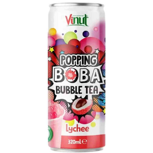 Напиток "Vinut" Bubble Tea Lychee, in can, 320 мл