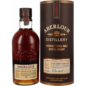 Виски "Aberlour" 18 Years Old Double Sherry Cask Finish, in tube, 0.7 л