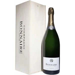 Шампанское Bonnaire, "Terroirs" Grand Cru Blanc de Blancs Extra Brut, Champagne AOC, wooden box, 3 л