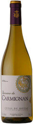Вино Domaine de Carmignan. Cotes du Rhone AOC Blanc