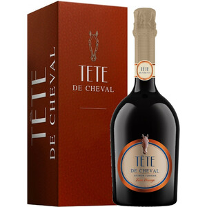 Игристое вино "Tete de Cheval" Zero Dosage Extra Brut, gift box