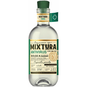 Водка "Mixtura" Antivirus, 0.5 л