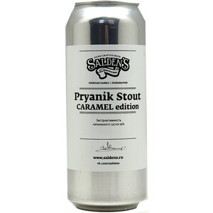 Пиво Salden's, "Pryanik Stout" Caramel Edition, in can, 0.5 л