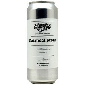 Пиво Salden's, Oatmeal Stout, in can, 0.5 л