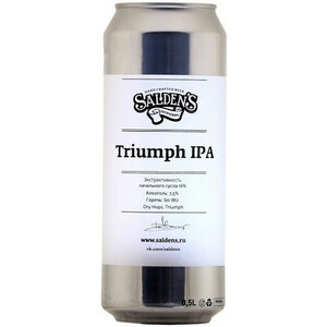 Пиво Salden's, Triumph IPA, in can, 0.5 л