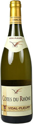 Вино Vidal-Fleury. Cotes du Rhone Blanc