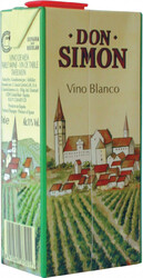 Вино "Don Simon" Blanco, Tetra Pak, 1 л