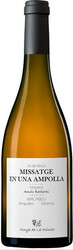 Вино Amos Baneres. "Missatge En Una Ampolla". Penedes DO