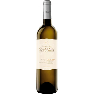 Вино Cuatro Rayas, "Cuarenta Vendimias" Sauvignon Blanc, Rueda DO