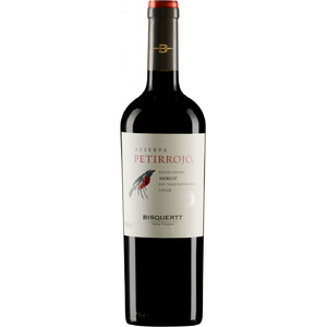 Вино Bisquertt. "Petirrojo" Reserva. Merlot. Colchagua Valley DO