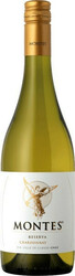 Вино Montes, "Reserva" Chardonnay, Curico Valley, 2019