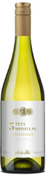 Вино Santa Rita. "3 Tres Medallas" Chardonnay