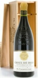 Вино M. Chapoutier, Chateauneuf-du-Pape "Croix de Bois" AOC 2007, gift box, 1.5 л