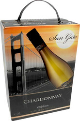 Вино "Sun Gate" Chardonnay. bag-in-box. 3 л