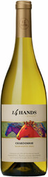 Вино 14 Hands. Chardonnay