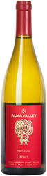 Вино "Alma Valley" Pinot Blanc, 2015