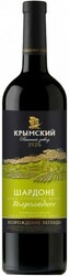 Вино Крымский винный завод, Шардоне Полусладкое, 0.7 л