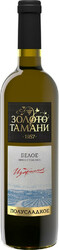 Вино "Золото Тамани" Белое полусладкое, 0.7 л
