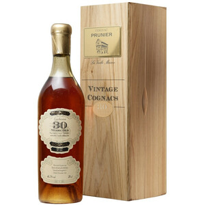 Коньяк "Prunier" 30 Years Old, Grande Champagne AOC, wooden box, 0.7 л