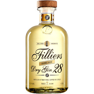 Джин Filliers, Dry Gin 28 "Barrel Aged", 0.5 л