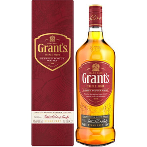 Виски "Grant's" Triple Wood 3 Years Old, gift box, 4.5 л