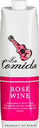 Вино "La Comida" Rose, Tetra Pak, 1 л