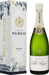 Шампанское Pol Roger, Brut Reserve, gift box "Festive"