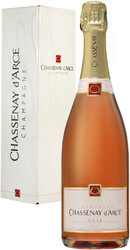 Шампанское Champagne Chassenay d'Arce, Rose Brut, gift box