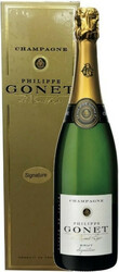 Шампанское Philippe Gonet, "Signature" Blanc de Blancs Brut, gift box
